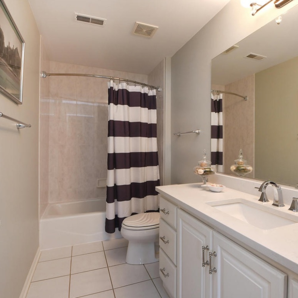 Home Classics Porter Striped Shower Curtain